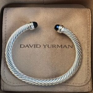 David Yurman Classic Cable Bracelet in Sterling Silver with 14K Yellow Gold